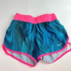 Nike Kids Blue and Pink Shorts